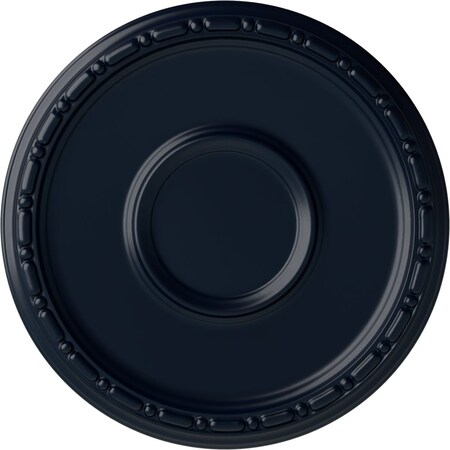 Ekena Millwork Medea Ceiling Medallion (Fits Canopies up to 5 1/2"), 16 1/2"OD x 1 1/2"P, Midnight Dream CM16MDMDF
